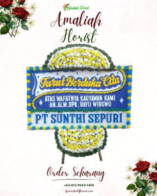 Papan Bunga Duka di Jasinga