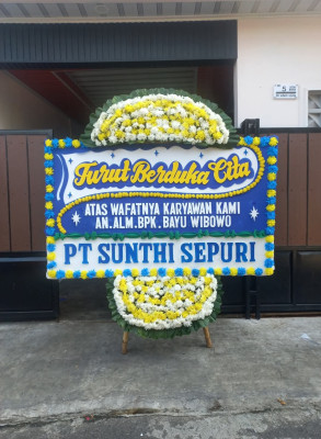 Papan Bunga Duka di Jasinga