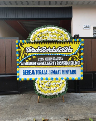Papan Bunga Duka di Jasinga
