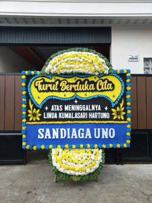 Papan Bunga Duka di Jasinga